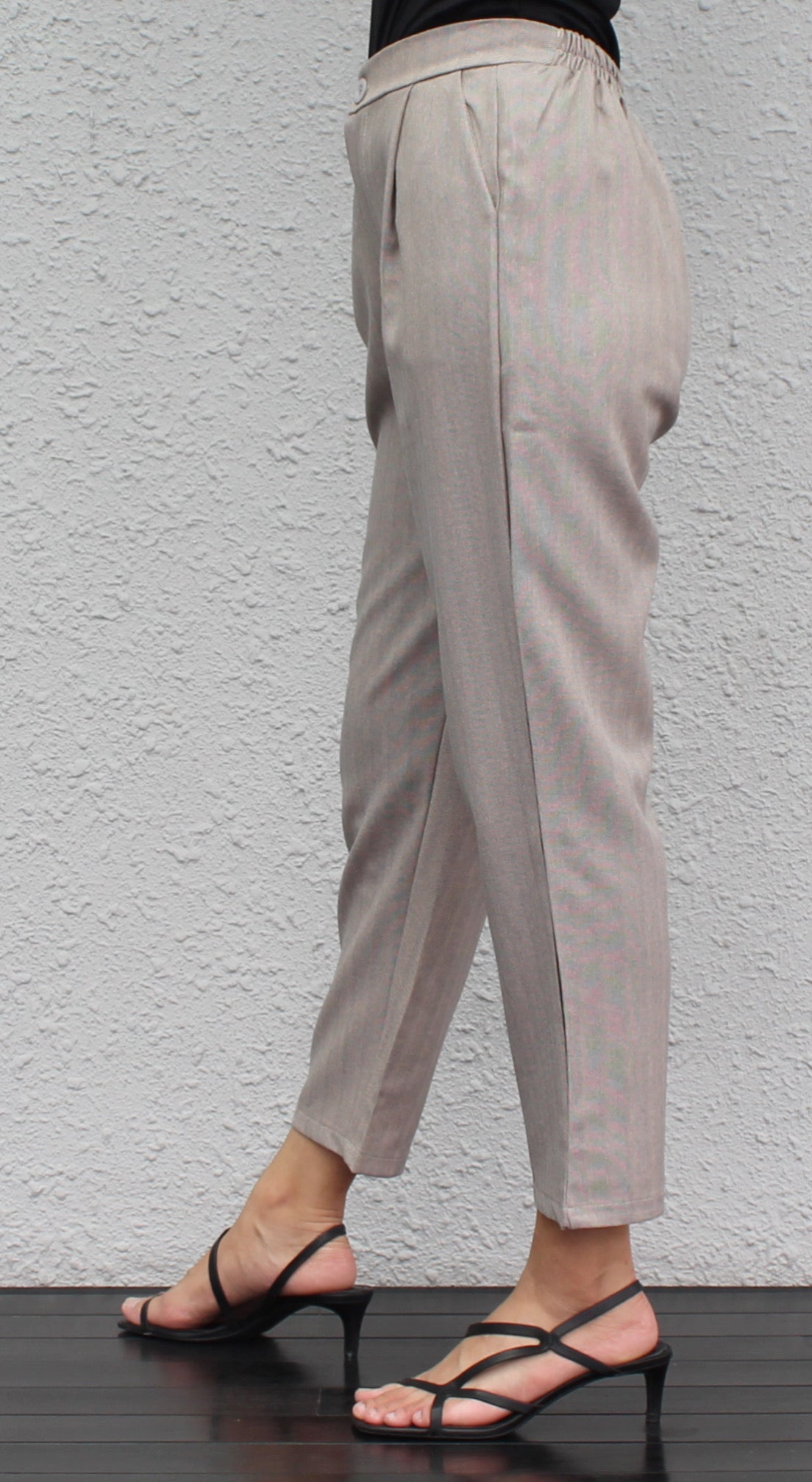 Woman Textured Working Pant