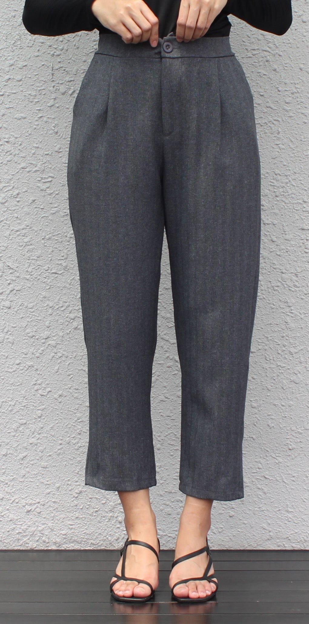 Woman Textured Working Pant